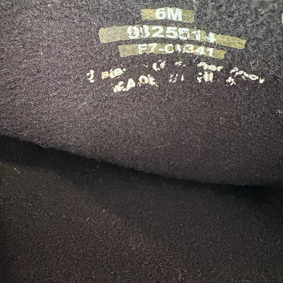 SPERRY Black Top Sider Herringbone Wedge Waterproof Rubber Boots, Size 6M - Picture 6 of 8